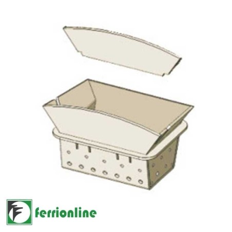 BRACIERE COMPLETO IN ACCIAIO ORIGINALE MCZ COD. 43640815