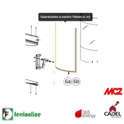 Guarnizione a nastro 10mm (5 m) cod. 41201301200A