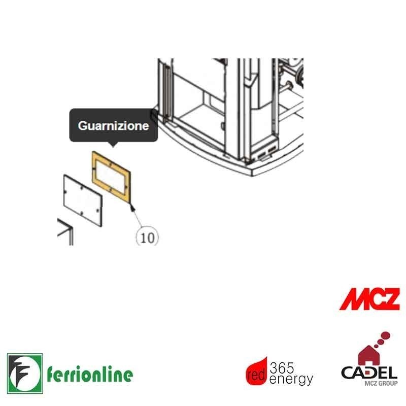 GUARNIZIONE CAMERA COMBUSTIONE ORIGINALE RED 365 cod. 41801209600 GUARNIZIONE CAMERA COMBUSTIONE ORIGINALE RED 365 cod. 41801209600