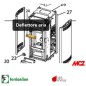 DEFLETTORE ARIA MCZ - cod.41411615430V DEFLETTORE ARIA MCZ - cod.41411615430V