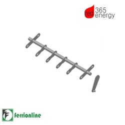 Albero TURBOLATORI INOX Easy Clean Cod.41401440240