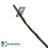 Sonda fumi con flangia - Cod. 41451401300