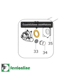 Guarnizione ventilatore cod. 41801601600