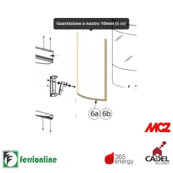 Guarnizione a nastro 10mm (5 m) cod. 41201301200A