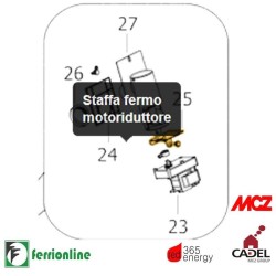 Staffa fermo motoriduttore cod. 41401606430