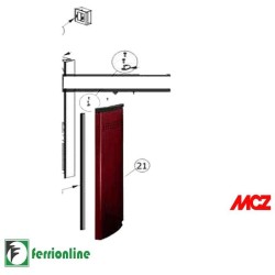 Rivestimento completo Bordeaux metal per Ego (Escluso top) cod. 6909004