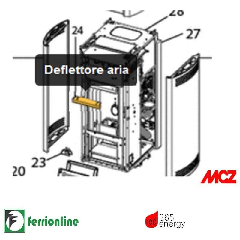 Deflettore aria cod. 41411615430V Deflettore aria cod. 41411615430V