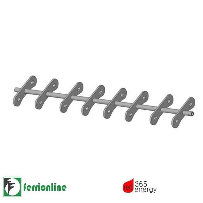 Albero turbolatori Inox cod. 41401380242