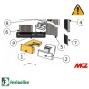 Piano fuoco SX in Alutec cod. 42050101