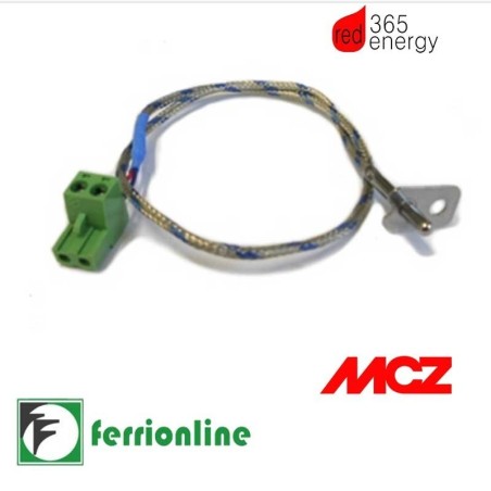 Sonda fumi con flangia con morsettiera L.980 - cod. 41451703600