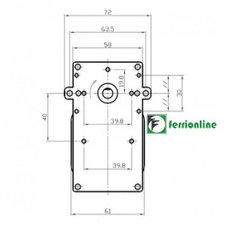 Motoriduttore Kenta per stufe a pellet 1,5 rpm (Comp.)