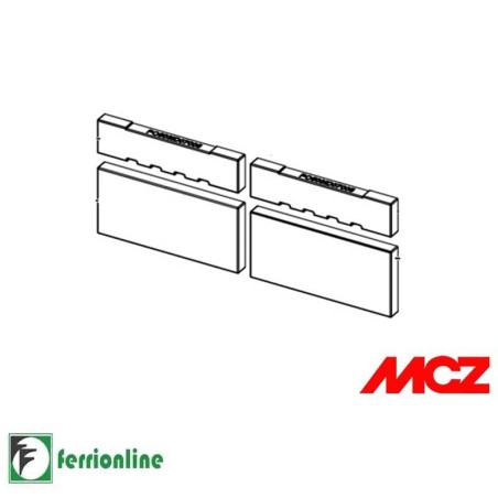 Kit pannello posteriore originale MCZ Alutec® 41151999600